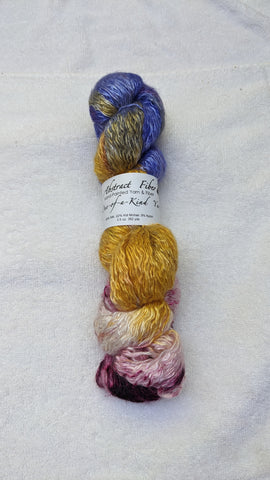 Unique Colorway <br>fingering Yarn <br>Kid Mohair Silk