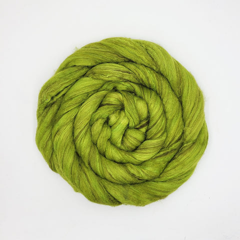 Chartreuse <br>Merino-Yak-Silk Fiber