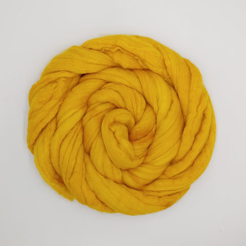 Honey Mustard <br>Polwarth-Silk Fiber
