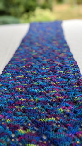Blue scarf