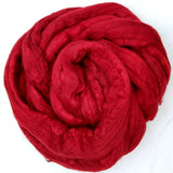 Red <br>Polwarth-Silk Fiber