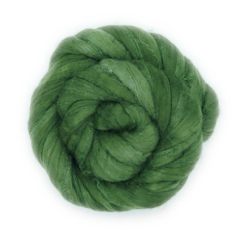 Spinach <br>Polwarth-Silk Fiber