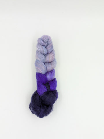 The Color Purple <br>BFL-Silk Fiber<br>Breed Bit