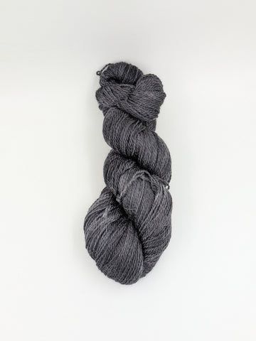 Black <br> 70%BFL 30% Mohair (fingering)