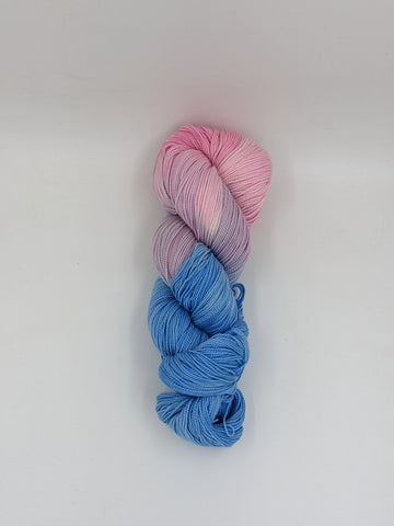 Blue n Pink <br> 19.5 Micron SW MER/Silk (fingering)