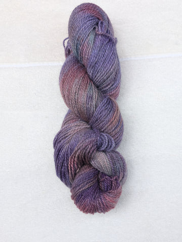 Purple Rains<br> 20% Alpaca 40%BFL 40%Shetland (fingering)