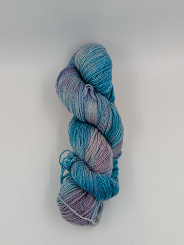 Waterfall <br> 70%BFL 30% Mohair (fingering)