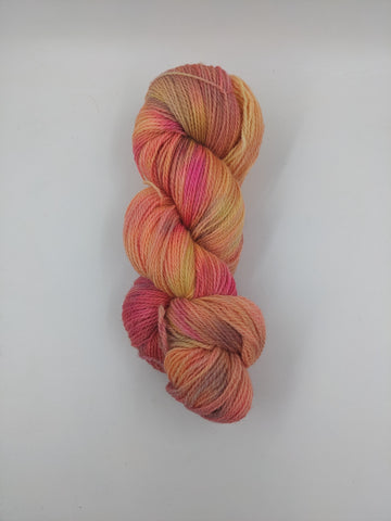 Orange pop <br> 100% Dorset (fingering)