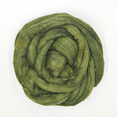 Spinach <br>Yak-Silk Fiber