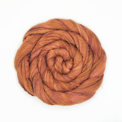 Warm Brown <br>Merino-Yak-Silk Fiber